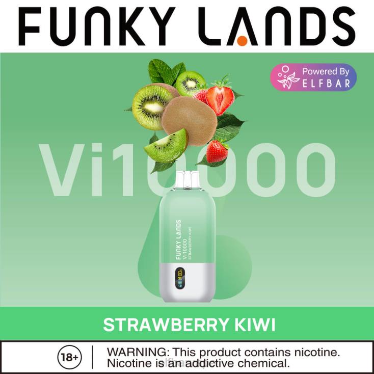 ELFBAR SOUTH AFRICA | 8TJRH463 ELFBAR Funky Lands Disposable Vape Vi10000 Puffs Strawberry Kiwi