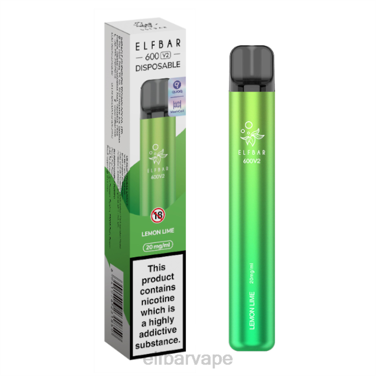 ELFBAR SOUTH AFRICA PRICE | 8TJRH15ELFBAR 600V2 Disposable Vape - 20mg Lemon Lime