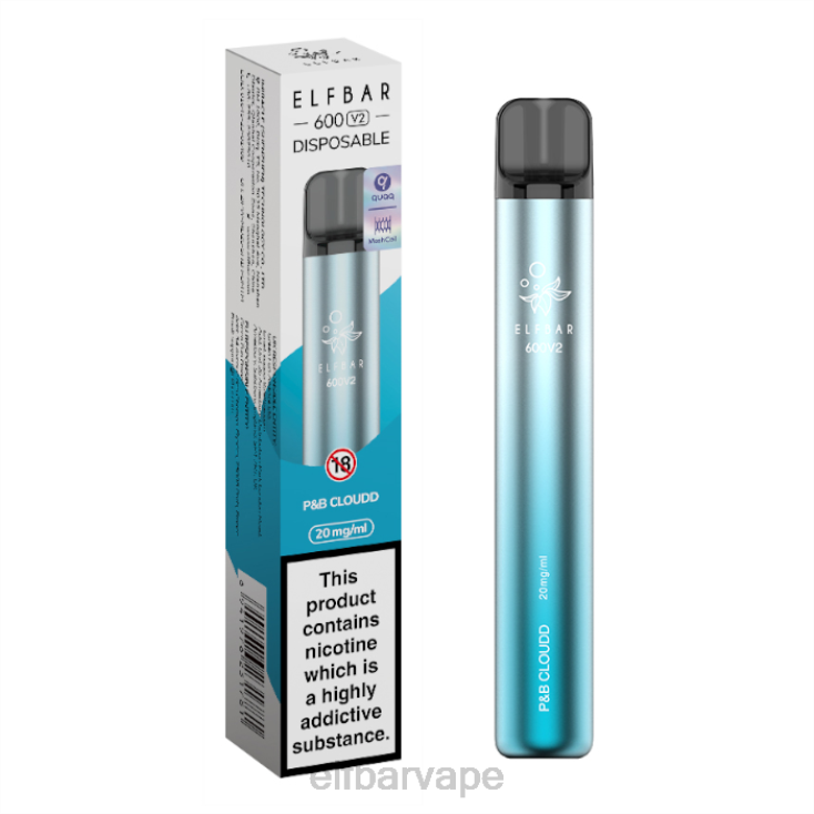 ELFBAR SOUTH AFRICA PRICE | 8TJRH25ELFBAR 600V2 Disposable Vape - 20mg P&B Cloud