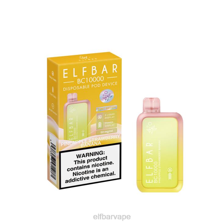 ELFBAR SOUTH AFRICA PRICE | 8TJRH345 ELFBAR Disposable Vape New BC10000 10000Puffs Pineapple Strawberry Banana