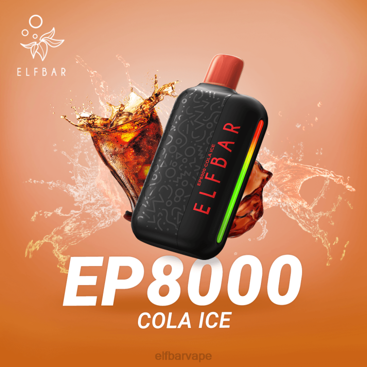 ELFBAR SOUTH AFRICA PRICE | 8TJRH365 ELFBAR Disposable Vape New EP8000 Puffs Cola Ice