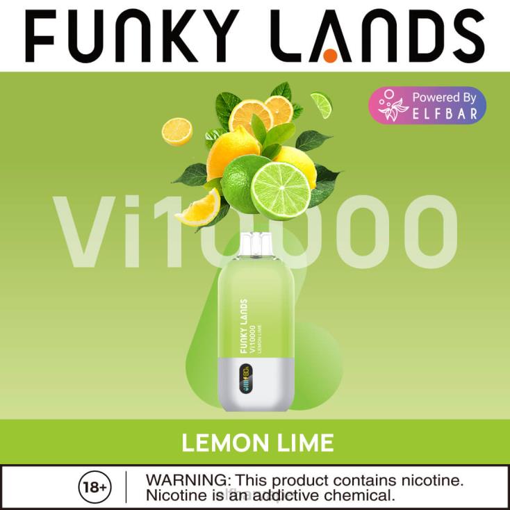 ELFBAR SOUTH AFRICA PRICE | 8TJRH455 ELFBAR Funky Lands Best Flavor Disposable Vape Vi10000 Iced Series Lemon Lime