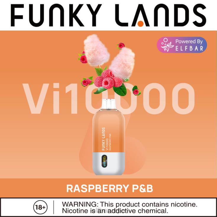 ELF BAR CAPE TOWN | 8TJRH469 ELFBAR Funky Lands Disposable Vape Vi10000 Puffs Raspberry P&B