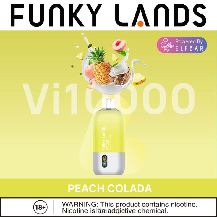 ELF BAR CAPE TOWN | 8TJRH469 ELFBAR Funky Lands Disposable Vape Vi10000 Puffs Raspberry P&B