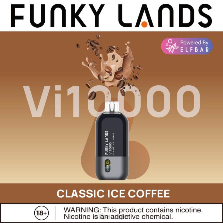 ELF BAR FLAVOURS SOUTH AFRICA | 8TJRH457 ELFBAR Funky Lands Best Flavor Disposable Vape Vi10000 Iced Series Classic Ice Coffee