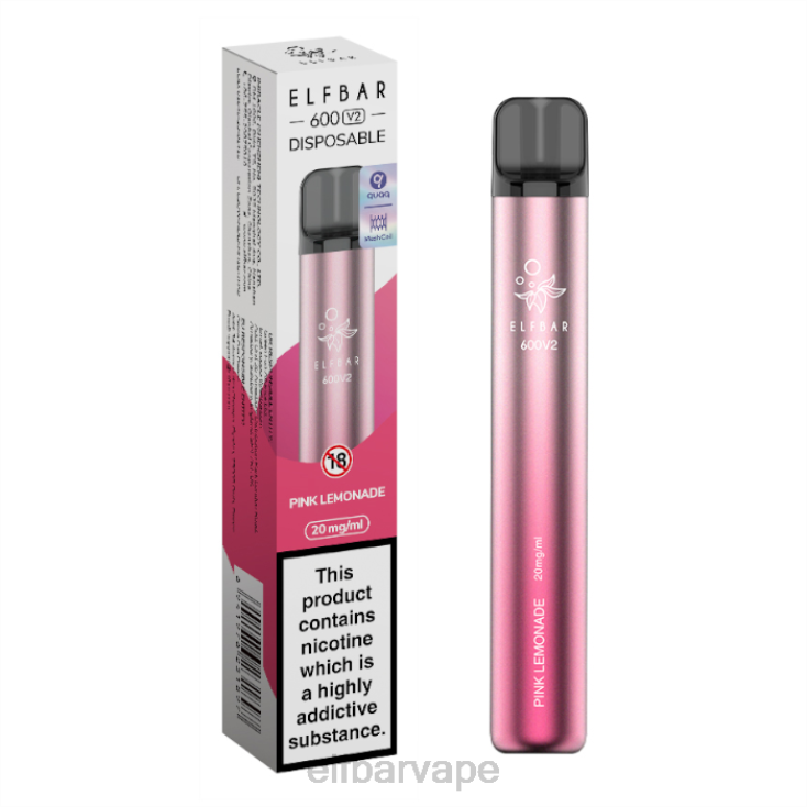 ELF BAR FLAVOURS SOUTH AFRICA | 8TJRH7ELFBAR 600V2 Disposable Vape - 20mg Pink Lemonade