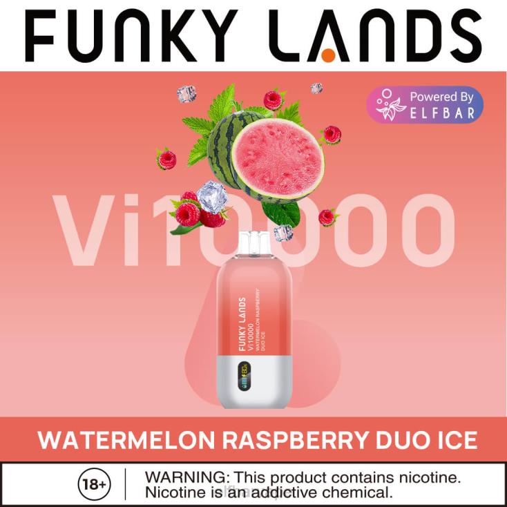 ELF BAR PRICE SOUTH AFRICA | 8TJRH462 ELFBAR Funky Lands Disposable Vape Vi10000 Puffs Watermelon Raspberry Duo Ice