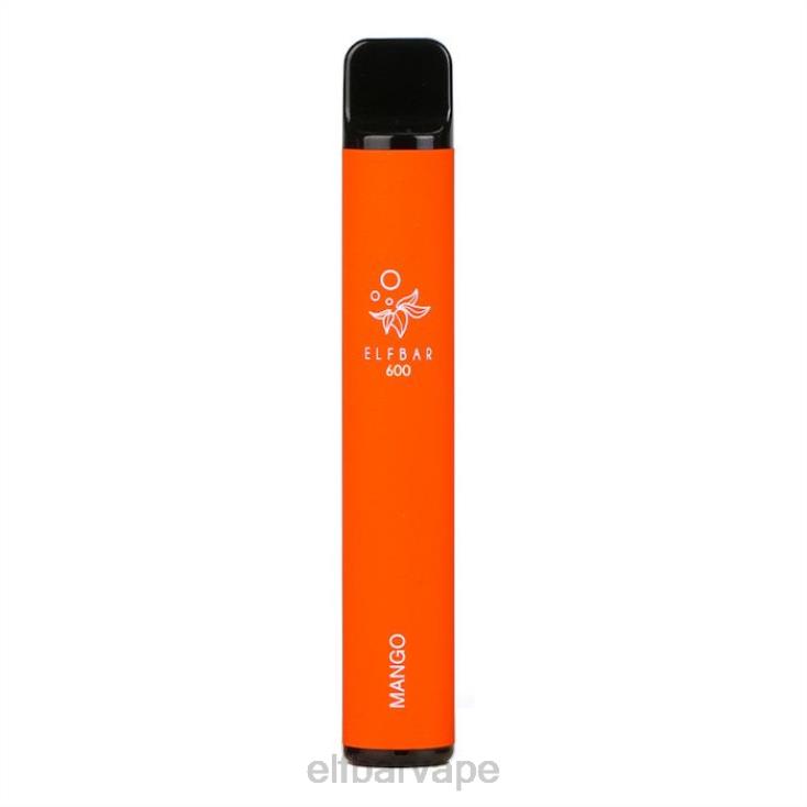 ELF BAR VAPE | 8TJRH51ELFBAR 600 Disposable Vape - 20mg Mango