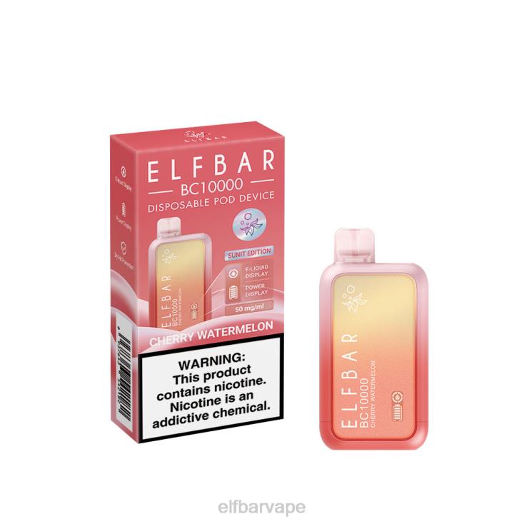 ELF BAR VAPE CAPE TOWN | 8TJRH340 ELFBAR Disposable Vape New BC10000 10000Puffs Cherry Watermelon