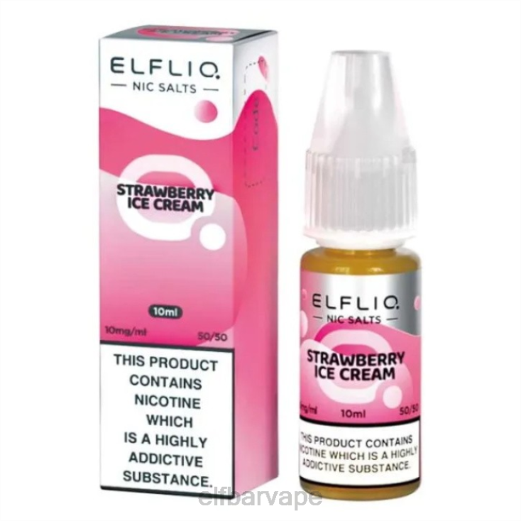 ELFBAR SOUTH AFRICA | 8TJRH183ELFBAR ElfLiq Nic Salts - Strawberry Snoow - 10ml-20 mg/ml Classic - Click Image to Close