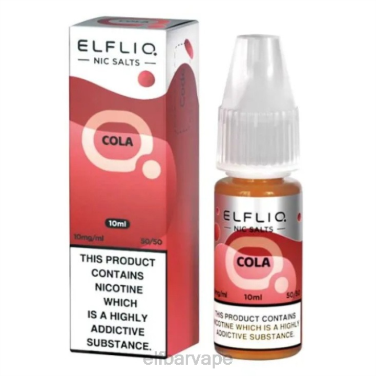 ELFBAR SOUTH AFRICA | 8TJRH193ELFBAR ElfLiq Nic Salts - Cola - 10ml-5mg Classic