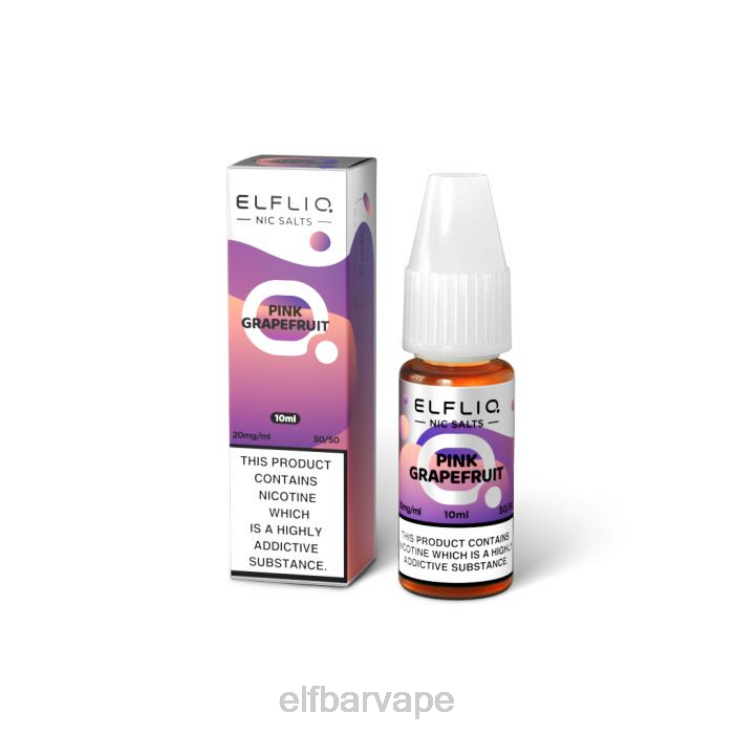 ELFBAR SOUTH AFRICA | 8TJRH203ELFBAR ELFLIQ Pink Grapefruit Nic Salts - 10ml-20 mg/ml Classic