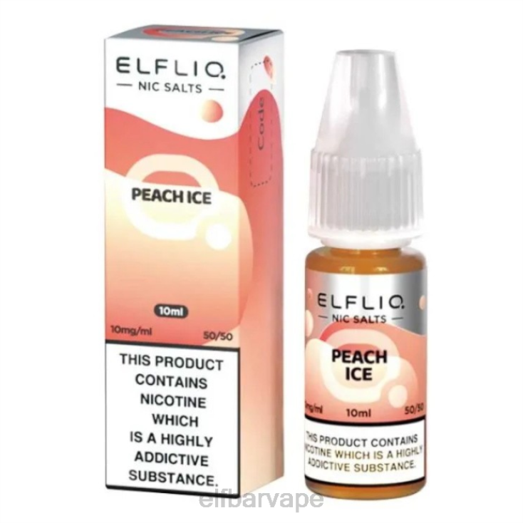 ELFBAR SOUTH AFRICA PRICE | 8TJRH185ELFBAR ElfLiq Nic Salts - Peach Ice - 10ml-10 mg/ml Classic - Click Image to Close