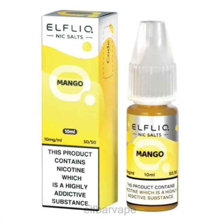 ELF BAR CAPE TOWN | 8TJRH189ELFBAR ElfLiq Nic Salts - Mango - 10ml-20 mg/ml Classic - Click Image to Close