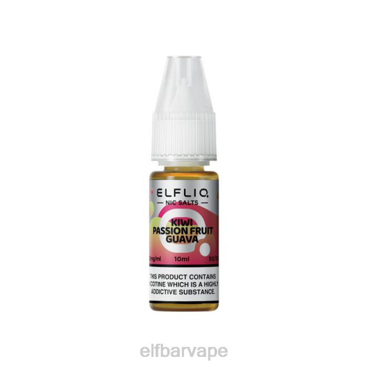 ELF BAR CAPE TOWN | 8TJRH209ELFBAR ELFLIQ Kiwi Passion Fruit Guava Nic Salts - 10ml-10 mg/ml Classic - Click Image to Close