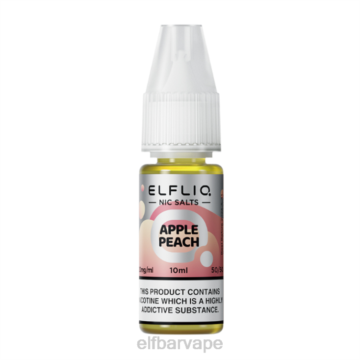 ELF BAR CAPE TOWN | 8TJRH219ELFBAR ELFLIQ Apple Peach Nic Salts - 10ml-10 mg/ml Classic