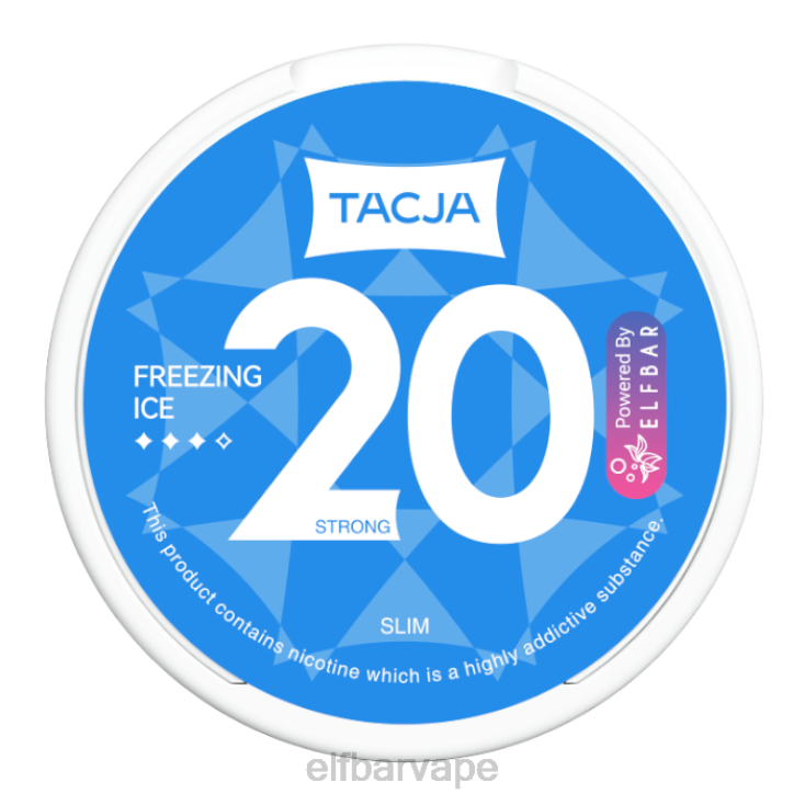 ELF BAR CAPE TOWN | 8TJRH229ELFBAR TACJA Nicotine Pouch - Freezing Ice - 1PK-18mg/g Classic - Click Image to Close