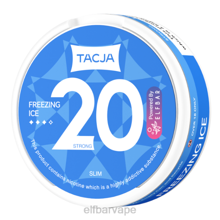 ELF BAR CAPE TOWN | 8TJRH229ELFBAR TACJA Nicotine Pouch - Freezing Ice - 1PK-18mg/g Classic