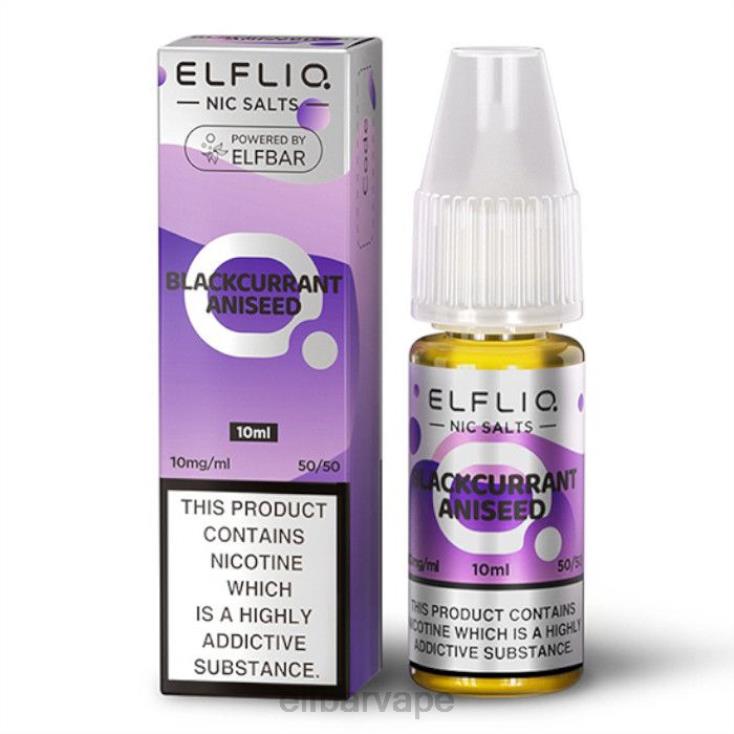 ELF BAR FLAVOURS SOUTH AFRICA | 8TJRH177ELFBAR ElfLiq Nic Salts - Blackcurrant Aniseed - 10ml-10 mg/ml Classic - Click Image to Close