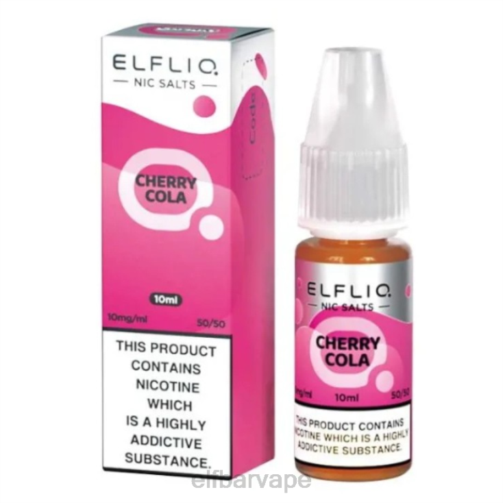 ELF BAR FLAVOURS SOUTH AFRICA | 8TJRH197ELFBAR ElfLiq Nic Salts - Cherry Cola - 10ml-20 mg/ml Classic