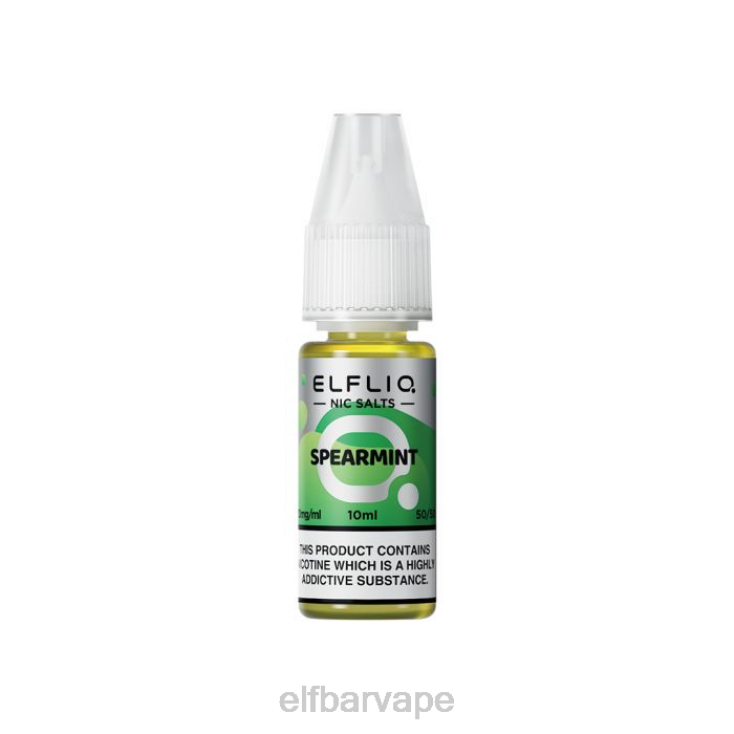 ELF BAR FLAVOURS SOUTH AFRICA | 8TJRH207ELFBAR ELFLIQ Spearmint Nic Salts - 10ml-10 mg/ml Classic - Click Image to Close