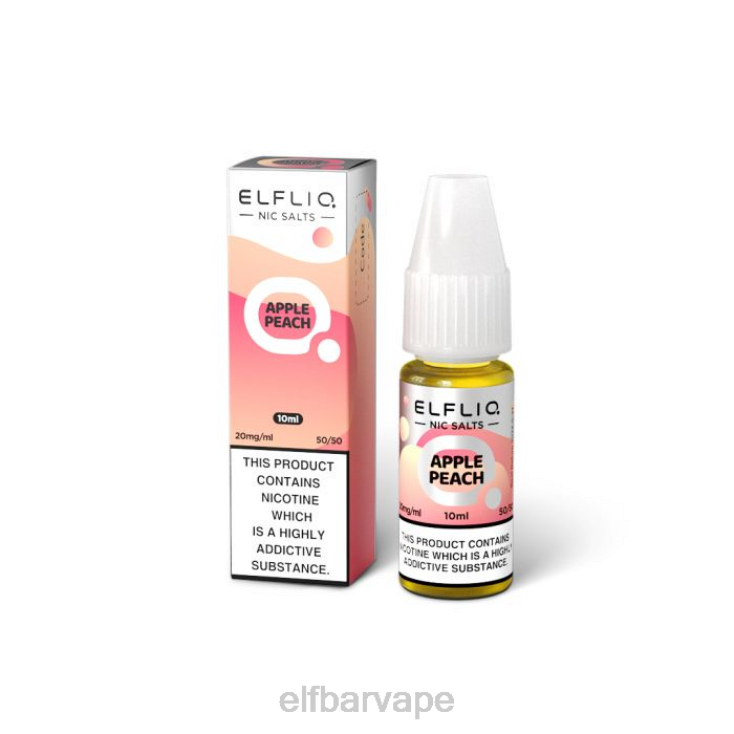 ELF BAR VAPE CAPE TOWN | 8TJRH220ELFBAR ELFLIQ Apple Peach Nic Salts - 20ml-20 mg/ml Classic