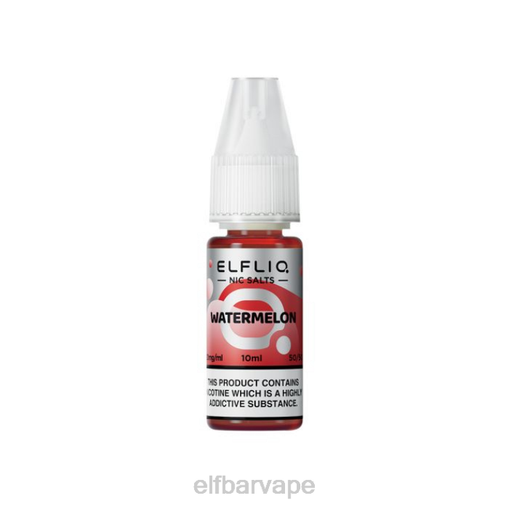 ELF BAR VAPE SOUTH AFRICA | 8TJRH204ELFBAR ELFLIQ Watermelon Nic Salts - 10ml-10 mg/ml Classic