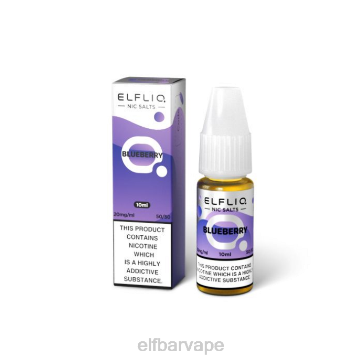 ELF BAR WHOLESALE SOUTH AFRICA | 8TJRH216ELFBAR ELFLIQ Blueberry Nic Salts - 10ml-20 mg/ml Classic