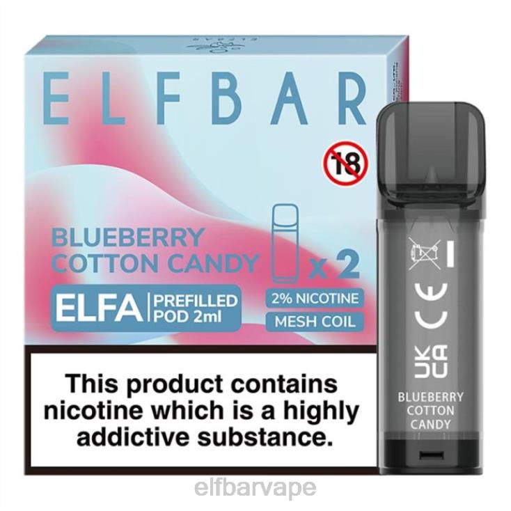 ELFBAR SOUTH AFRICA | 8TJRH113ELFBAR Elfa Pre-Filled Pod - 2ml - 20mg (2 Pack) Cherry Cola