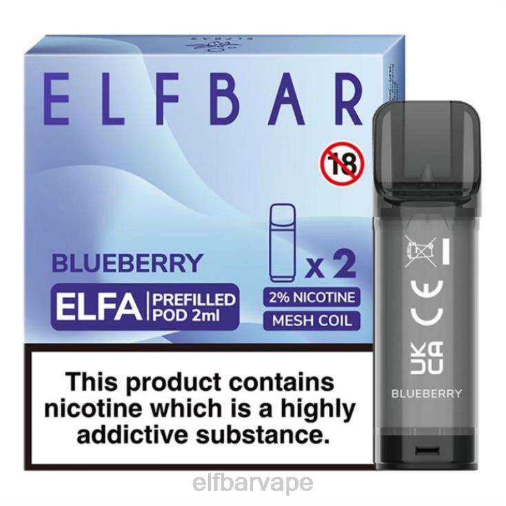 ELFBAR SOUTH AFRICA | 8TJRH113ELFBAR Elfa Pre-Filled Pod - 2ml - 20mg (2 Pack) Cherry Cola