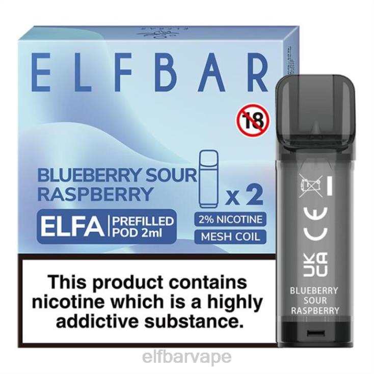 ELFBAR SOUTH AFRICA | 8TJRH113ELFBAR Elfa Pre-Filled Pod - 2ml - 20mg (2 Pack) Cherry Cola