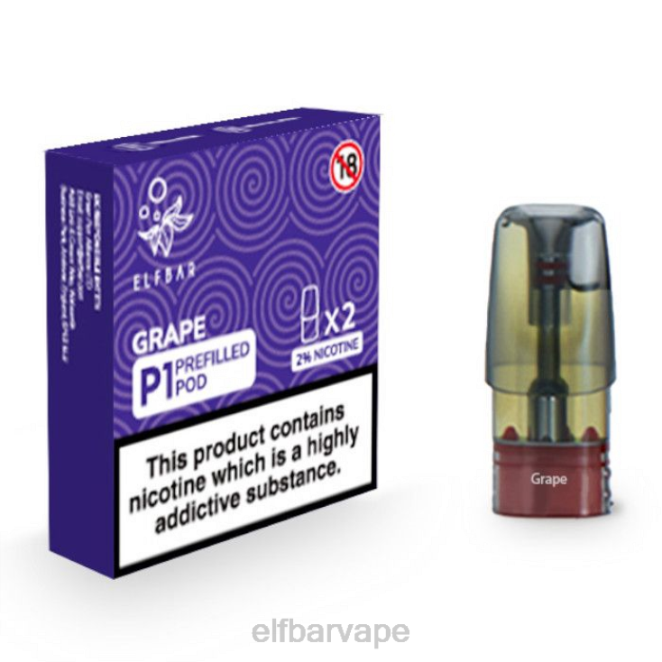 ELFBAR SOUTH AFRICA PRICE | 8TJRH145ELFBAR Mate 500 P1 Pre-Filled Pods - 20mg (2 Pack) Grape - Click Image to Close