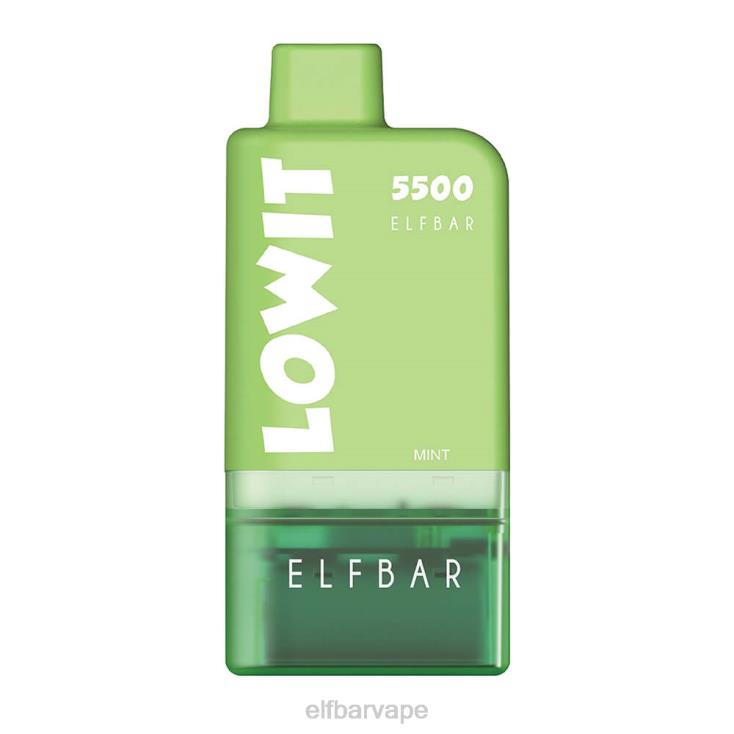 ELF BAR CAPE TOWN | 8TJRH429 ELFBAR Prefilled Pod Kit LOWIT 5500 2%Nic Mint - Click Image to Close