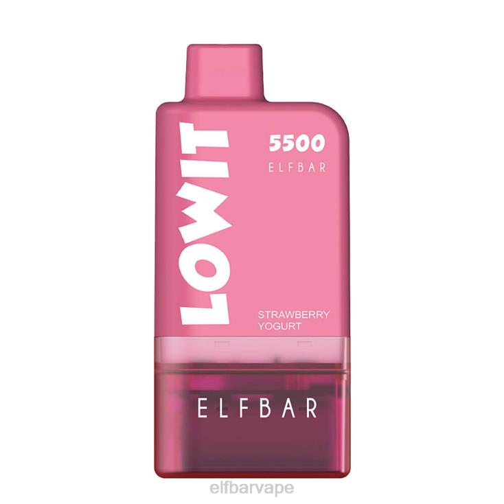 ELF BAR FLAVOURS SOUTH AFRICA | 8TJRH427 ELFBAR Prefilled Pod Kit LOWIT 5500 2%Nic Strawberry Ice