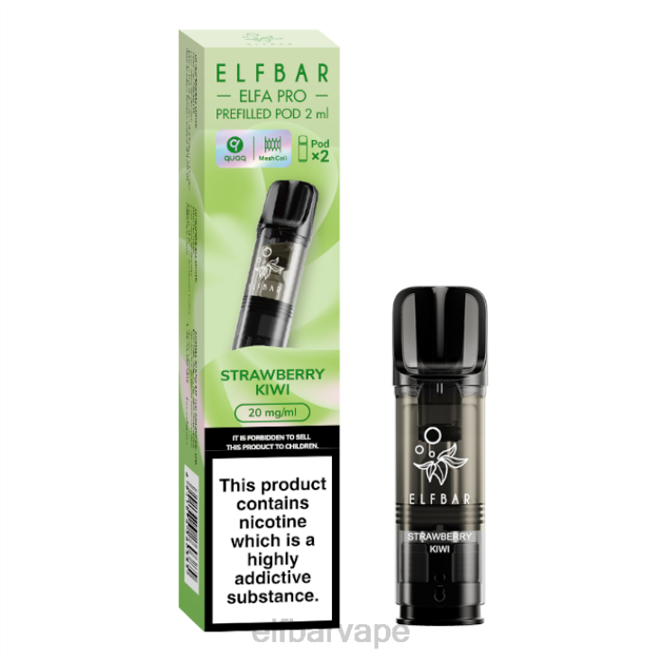 ELF BAR VAPE | 8TJRH81ELFBAR ELFA PRO Prefilled Pods - 20mg - 2PK Lemon & Lime