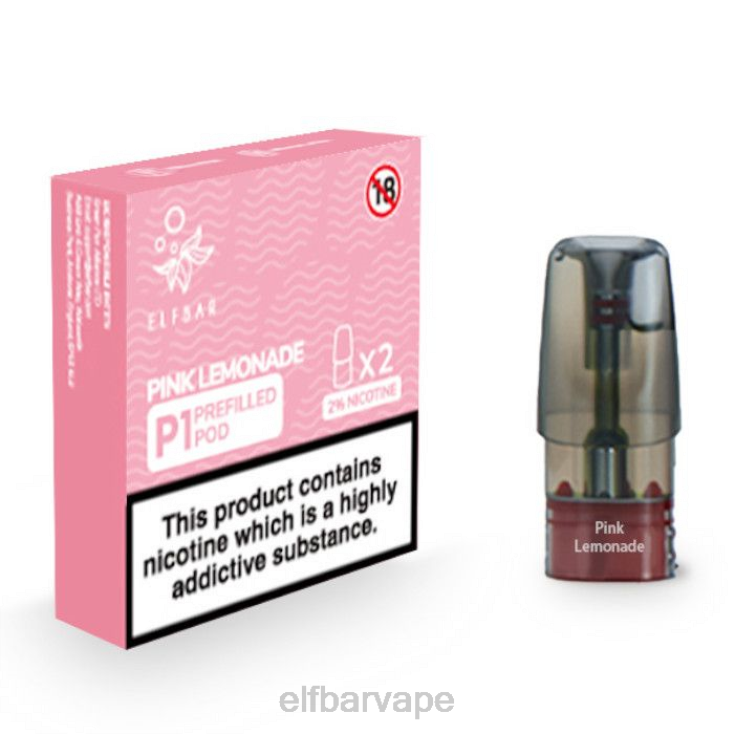 ELF BAR VAPE CAPE TOWN | 8TJRH150ELFBAR Mate 500 P1 Pre-Filled Pods - 20mg (2 Pack) Pink Lemonade