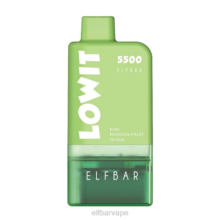 ELF BAR WHOLESALE SOUTH AFRICA | 8TJRH426 ELFBAR Prefilled Pod Kit LOWIT 5500 2%Nic Kiwi Passion Fruit Guava